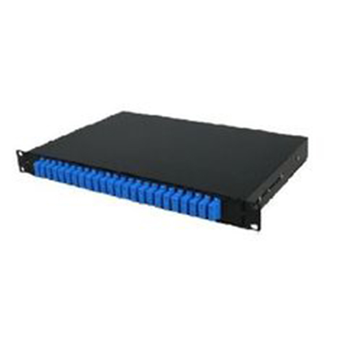 AMP Fiber Optic Rack Mount Patch Enclosure, 1U, Duplex SC, 12-Fiber, SM