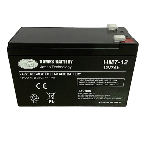 Ắc quy chì khô kín dùng cho UPS Hames Battery HM7-12 12V-7AH