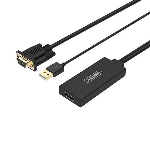Cáp chuyển đổi VGA sang HDMI UNITEK Y-8711