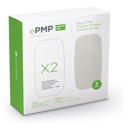 Cambium Bridge-in-a-Box Pre-paired plug-n-play PTP link