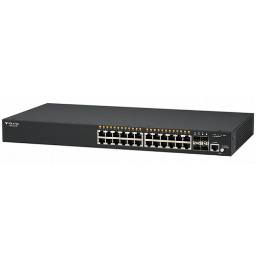 Switch 24 Port PoE GIGABIT+4 SFP Uplink L2 Switch VolkTek NSH-3428P