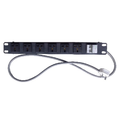 Thanh nguồn 16A, 18 ổ cắm đa năng AMPC-PS18-B-MCB16A