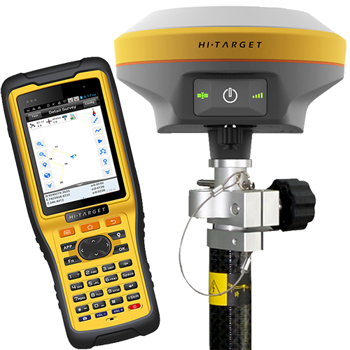 Máy định vị vệ tinh 2 tần số GNSS RTK HI-TARGET V90 Plus