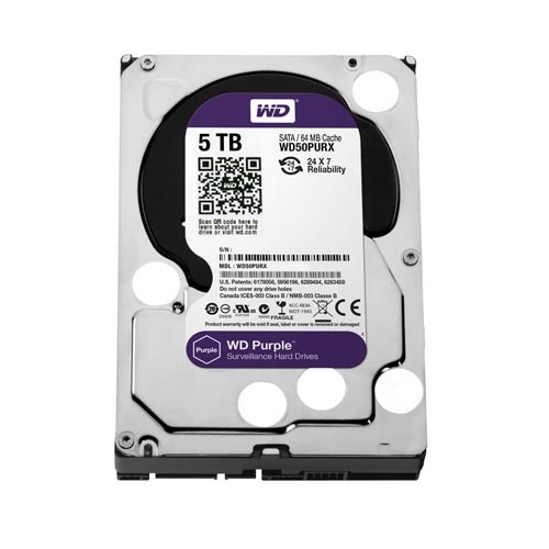 Ổ cứng Western 5TB WD Purple đầu ghi camera