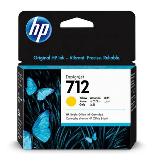 Mực in HP 712 29ml Yellow DesignJet Ink Cartridge (3ED69A)