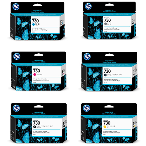 Mực in HP 730B 130-ml Gray Ink Cartridge 3ED44A