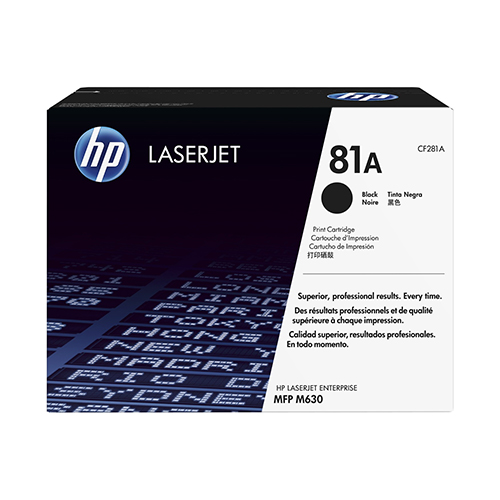 Mực in Laser đen trắng HP 81A (CF281A)