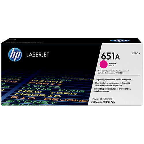 Mực in HP 651A Magenta Original LaserJet Toner Cartridge CE343A