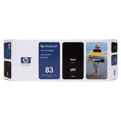 Mực in HP 83 680-ml Black UV Ink Cartridge (C4940A)