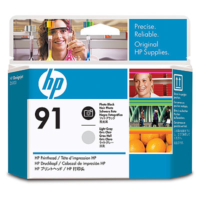 HP 91 Photo Black and Light Gray Printhead (C9463A)