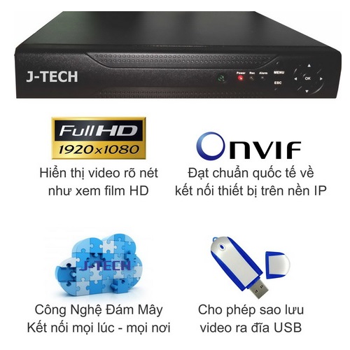 Đầu ghi J-Tech JT-HD1116H 16 kênh