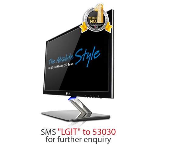 LG E2060T 20 inch Slim and sleek LED LCD Monitor