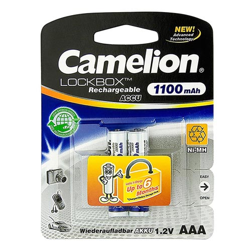 Pin sạc AAA Camelion 1100 mAh vỉ 2 viên