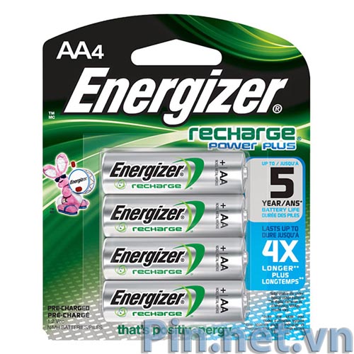 Pin sạc AA Energizer 2300 mAh vỉ 4 viên