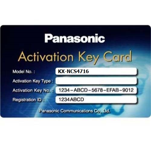 Panasonic KX-NCS4716 Activation key máy nhánh SIP IP: 16 SIP Phone.