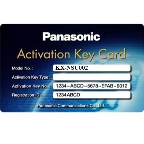 KX-NSU001 Activation key tăng năng ghi âm hệ thống