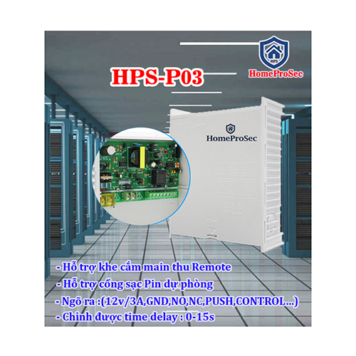 Bộ nguồn chuyên dụng 12V 3A P03P