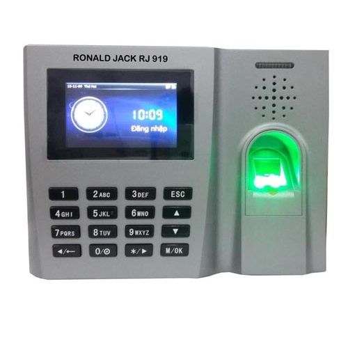 Máy chấm công vân tay và thẻ RONALD JACK RJ919