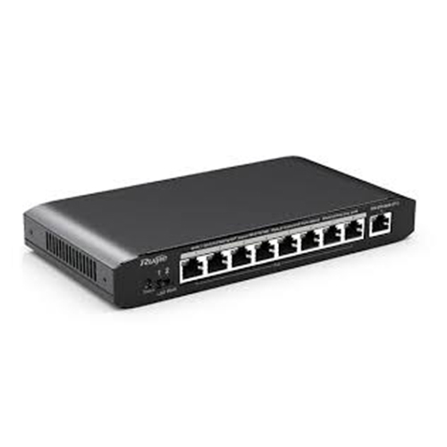 Switch PoE 8 cổng 10/100/1000BASE-T 54W Ruijie RG-ES109G-LP-L