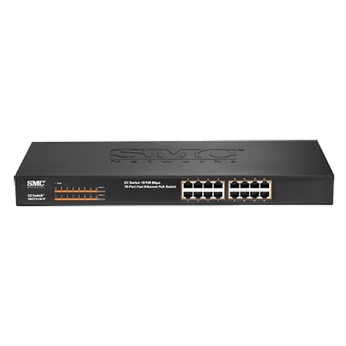 SMC SMCFS1601P 10/100Mbps EZ Switch PoE 16 Port