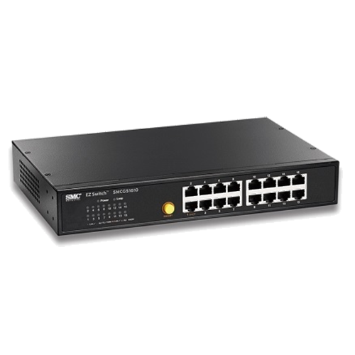 SMC SMCGS1610 Gigabit EZ Switch 16 Port