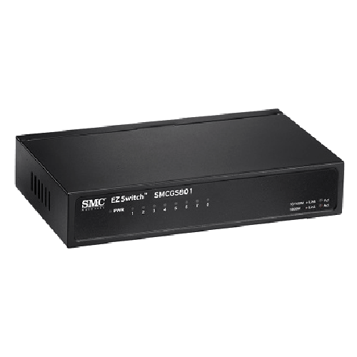 SMC SMCGS801 Gigabit EZ Switch 8 Port