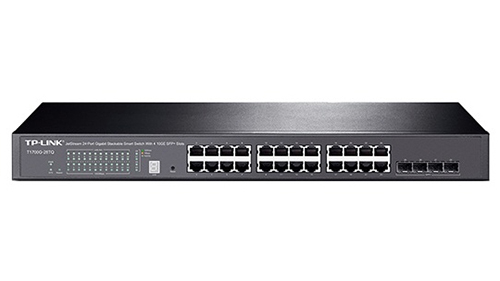 JetStream 24-Port Gigabit Stackable Smart Switch with 4 10GE Slots SFP TP-Link T1700G-28TQ