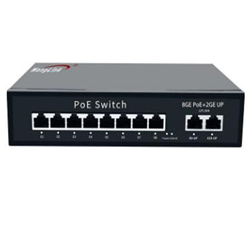 Switch POE 4 PORT 100mbps, 2 uplink 1000mbps