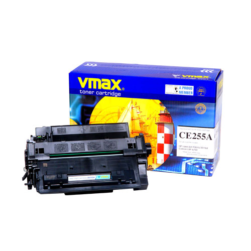 Mực in Vmax 55A, Black Toner Cartridge (CE255A)