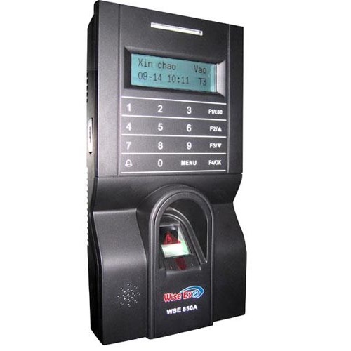 Máy chấm công vân tay, kiểm soát cửa và thẻ cảm ứng WISE EYE 850A