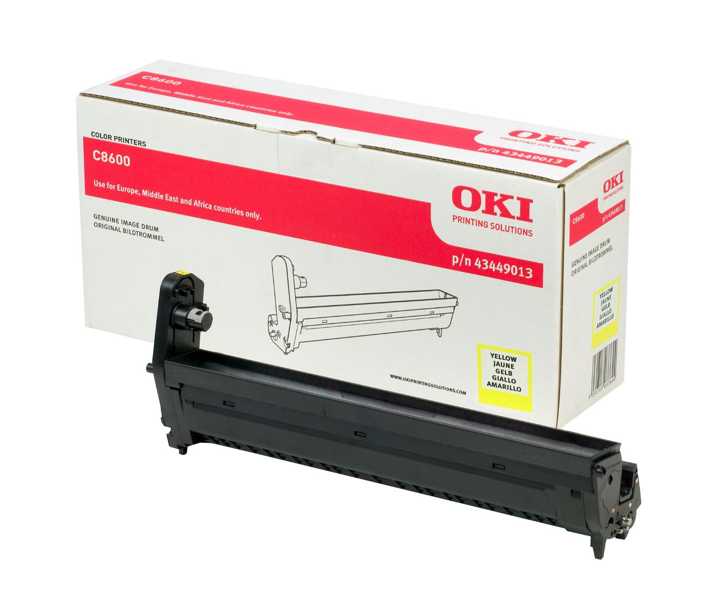 Oki C8600 Yellow Drum Unit