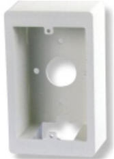 NSP Surface Box for US Style Faceplate, Almond đế nỗi chữ nhật