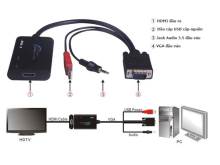 Cáp VGA sang HDMI, AV, USB Nguồn Z-Tek ZE 577A