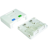 Ổ mạng RJ45 Dintek Modular Jack 2 cổng nỗi