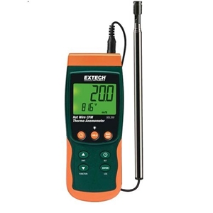 Máy đo tốc độ gió, lưu lượng gió EXTECH SDL350 (0-25m/s, đo nhiệt độ, bộ ghi dữ liệu)