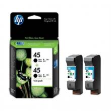 Mực in HP 45 2-pack Black Original Ink Cartridges CC625AA