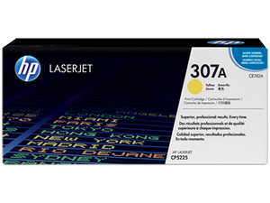 Mực in HP 307A Yellow LaserJet Toner Cartridge (CE742A) HP Color LaserJet Pro CP5225 Series