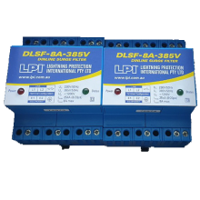 Thiết bị cắt lọc sét 01 pha dòng tải 8A, dòng 25kA, CB LPI DLSF-8A-385V