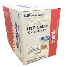 Cáp mạng LS Cat 5E UTP 24AWG PVC CM