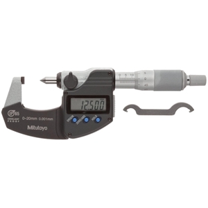 Panme đo ngoài điện tử Mitutoyo 293-271, 0-20mm/0.001mm, IP65