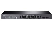 JetStream 24-Port Gigabit Stackable Smart Switch with 4 10GE Slots SFP TP-Link T1700G-28TQ