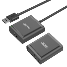 BỘ KHUẾCH ĐẠI USB 60 MÉT, HUB 4 CỔNG QUA CÁP MẠNG UNITEK Y-2516 Unitek Y-2516