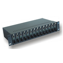 Media Converter Rack-Mount Chassis, 16 Khe cắm Media Converter card, Hỗ trợ 2 nguồn DC, AC