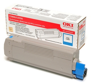 muc in oki c5800c cyan toner cartridge